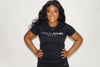 The Signature Text Logo Tee Onyx