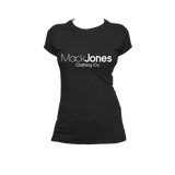 The Signature Text Logo Tee Onyx